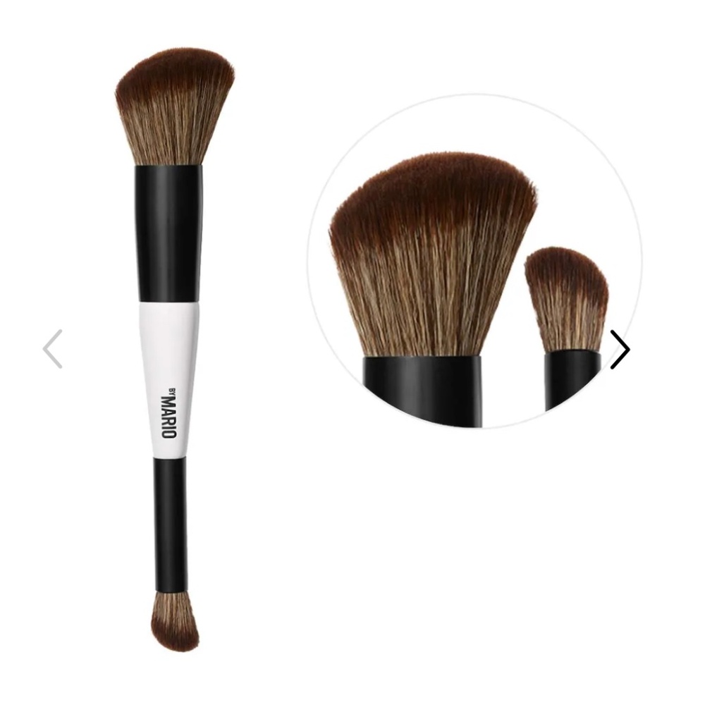 Like New MAKEUP BY MARIO F1 Dual-Ended Contour and Blush Brush